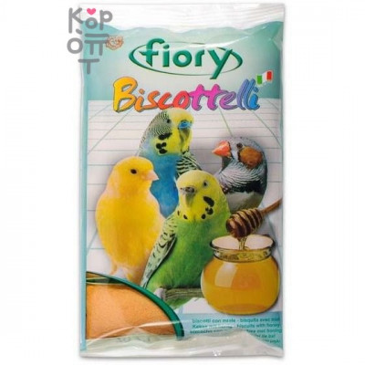 FIORY бисквиты для птиц Biscottelli с медом 35 г