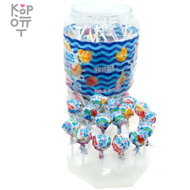 Леденец на палочке LanMing Delicious со вкусом спелых фруктов — Корейские товары для всей семьи(КорОпт)