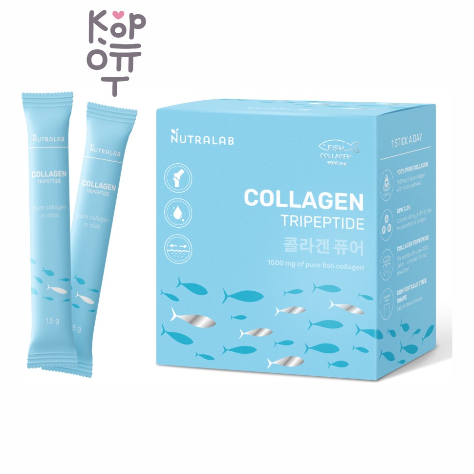 NUTRALAB Pure Collagen Tripeptide — Коллаген Трипептид, 1,5 г × 30 шт.