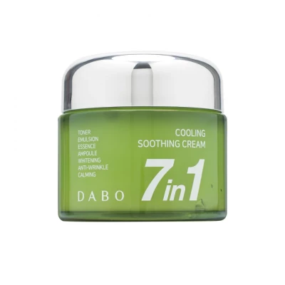 DABO 7 in 1 Cooling Soothing Cream — Освежающий успокаивающий крем-гель для лица, 80 миллилитров