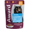AWARD Sterilized Влажный корм для взрослых стерилизованных кошек кусочки в соусе 85гр., купить с доставкой на дом фото 1 &mdash; Корейские товары для всей семьи(КорОпт)