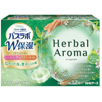 Hakugen HERS Bath Labo Herbal Aroma Bath Salts - Увлажняющая соль для ванны (розмарин, герань, сандаловое дерево, вербена) 45гр.*12шт.табл.
