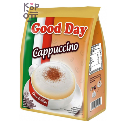 GOOD DAY — Кофе растворимый Капучино 25 г × 20 шт., коробка 12 шт.