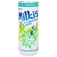 LOTTE Газированный напиток "Милкис" Дыня, 250 мл