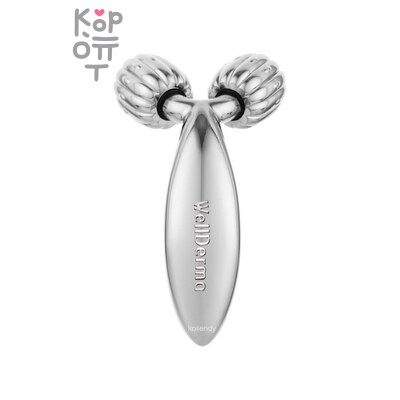 WellDerma Face Lifting Compact Roller Gold - Компактный роликовый лифтинг для лица золотой 1 шт