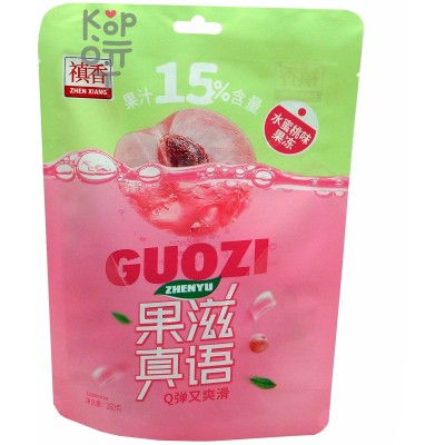 Желе фруктовое Guozi Jelly с добавлением натурального сока и вкусом Персика 160гр.