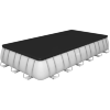 Каркасный прямоугольный бассейн Bestway Power Steel Frame Pool модель 56475, 732*366*132см(30045л.), фильтрующий насос, тент, лестница в комплекте, купить с доставкой на дом фото 8 — Корейские товары для всей семьи(КорОпт)