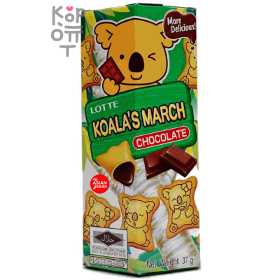 Lotte Koala's March Печенье Коала Марш с шоколадом
