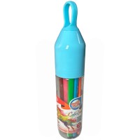 Deli ColoRun - Набор фломастеров в тубусе, 12 цветов