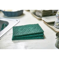 SB CLEAN&CLEAR - Губка для мытья посуды №392 Multi-Purpose - 15см*23см с абразивным слоем