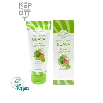 GRACEDAY — Пенка, для умывания с экстрактом Гуавы/Multi-Vitamin Guava Foam Cleanser