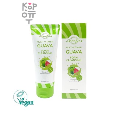 Пенка, для умывания с экстрактом Гуавы/Multi-Vitamin Guava Foam Cleanser, GRACEDAY