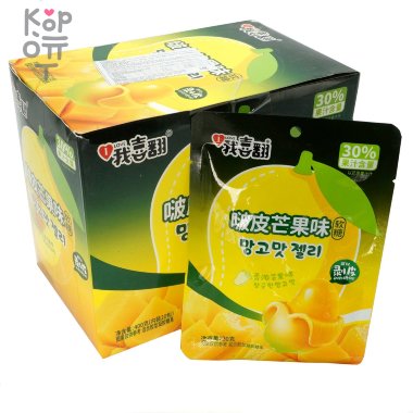 Жевательная конфета I Love со вкусом Манго (30% Сок Манго) &mdash; Корейские товары для всей семьи(КорОпт)