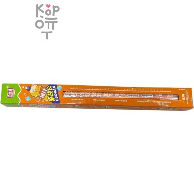 Конфеты Zheng Сахарные трубочки с Гуараной на подвесе - пол метра вкуса Фанты