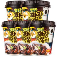 PORORO TTEOKBOKKI JJAJANG - Рисовые клецки Пороро Ттеокбокки с соусом чаджанг 110гр., 32шт. в коробке