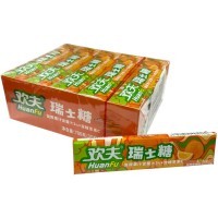 Жевательная конфета Huanfu - Планета фруктов со вкусом Апельсина