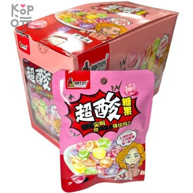 Кислая карамель Dushike Sour Candy - Хрустальное сокровище с острова Пасхи — Корейские товары для всей семьи(КорОпт)