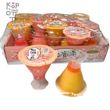 Желе фруктовое Dessert, Пудинг "Сладкие слова" со вкусом Персика и Манго, 110гр. &mdash; Корейские товары для всей семьи(КорОпт)