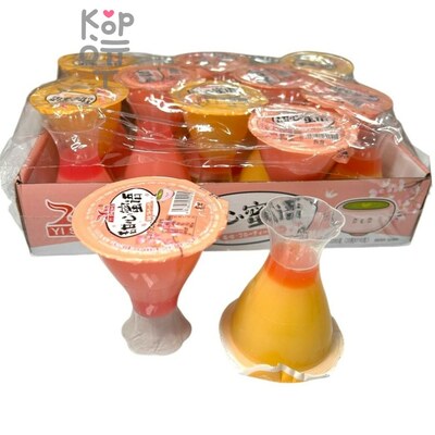Желе фруктовое Dessert, Пудинг "Сладкие слова" со вкусом Персика и Манго, 110гр.