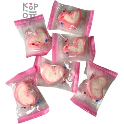 Маршмеллоу Cotton Candy, розовое сердце