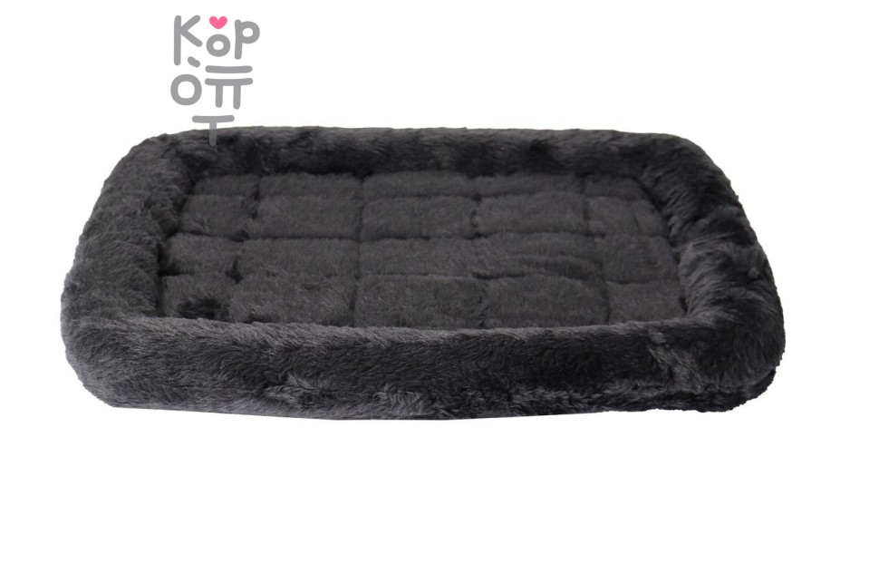 Лежанка MidWest Pet Bed для собак и кошек меховая 61х46 см, серая