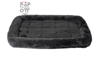 Лежанка MidWest Pet Bed для собак и кошек меховая 61х46 см, серая