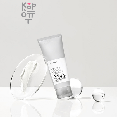 So Natural Red Peel Aqua Scrub - Скраб для лица с аквапилингом 100мл. 