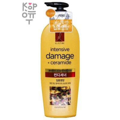 Elastine Intensive Damage Conditioner - Кондиционер для интенсивного ухода за поврежденными волосами 680мл