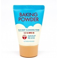 Etude House Baking Powder BB Deep Cleansing Foam - Глубоко очищающая пенка с содой для снятия макияжа и ВВ крема