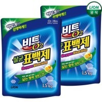 CJ LION Beat O2 Anti-bacterial Bleach - Кислородный Антибактериальный отбеливатель в порошке