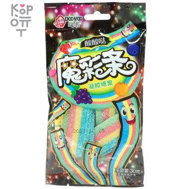 Жевательная конфета тянучка DooMoo Радуга вкусов, на подвесе — Корейские товары для всей семьи(КорОпт)