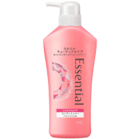 KAO Essential Fluffy Shine Conditioner - Подготавливающий к термо-воздействию кондиционер для поврежденных волос с ароматом цветочного букета