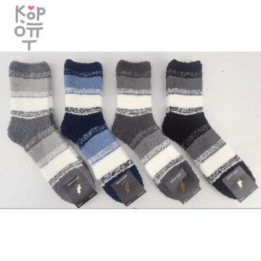 Носочки мужские высокие &quot;пенка&quot;, ассорти, Размер 41-45 — Корейские товары для всей семьи(КорОпт)