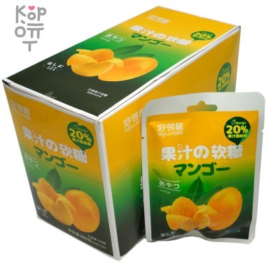 Мармелад Hollygee с 20% соком Манго, 30гр. — Корейские товары для всей семьи(КорОпт)