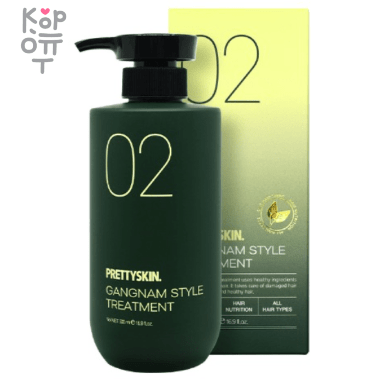 Pretty Skin Gangnam Style Treatment 02 - Кондиционер для поврежденных волос с Цитрусовым ароматом 500мл.  — Корейские товары для всей семьи(КорОпт)