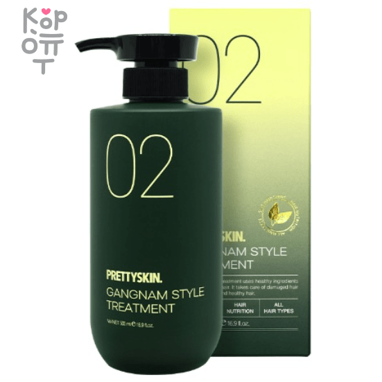 Pretty Skin Gangnam Style Treatment 02 - Кондиционер для поврежденных волос с Цитрусовым ароматом 500мл. , купить с доставкой на дом фото 1 — Корейские товары для всей семьи(КорОпт)