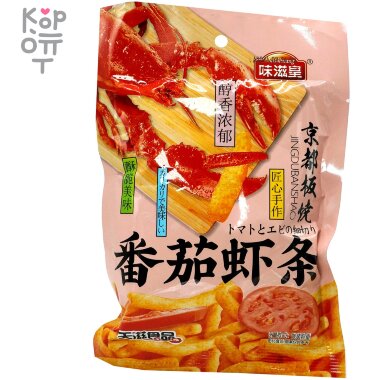 Чипсы Weizihuang Хрустящие роллы со вкусом раков с томатным соусом &mdash; Корейские товары для всей семьи(КорОпт)