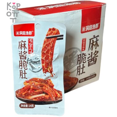 Снек Kunlong Food - Вегетарианская хрустящая грудинка с кунжутной пастой, 14гр. — Корейские товары для всей семьи(КорОпт)