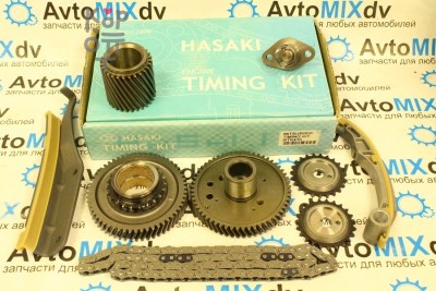 Набор цепного ГРМ 4M41 MTK-410 (однорядка) полный HASAKI