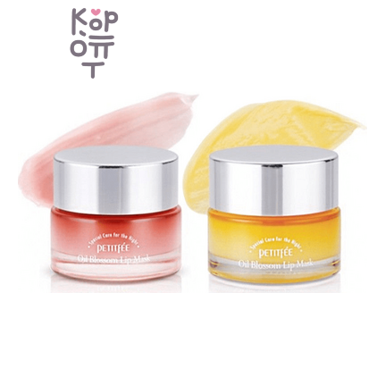 Petitfee Oil Blossom Lip Mask - Ночная маска для губ с облепиховым маслом и витамином Е, 15 мл