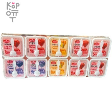 Желе фруктовое Fried Milk Cake, фруктовое мороженное со вкусом спелых фруктов, 112гр. — Корейские товары для всей семьи(КорОпт)