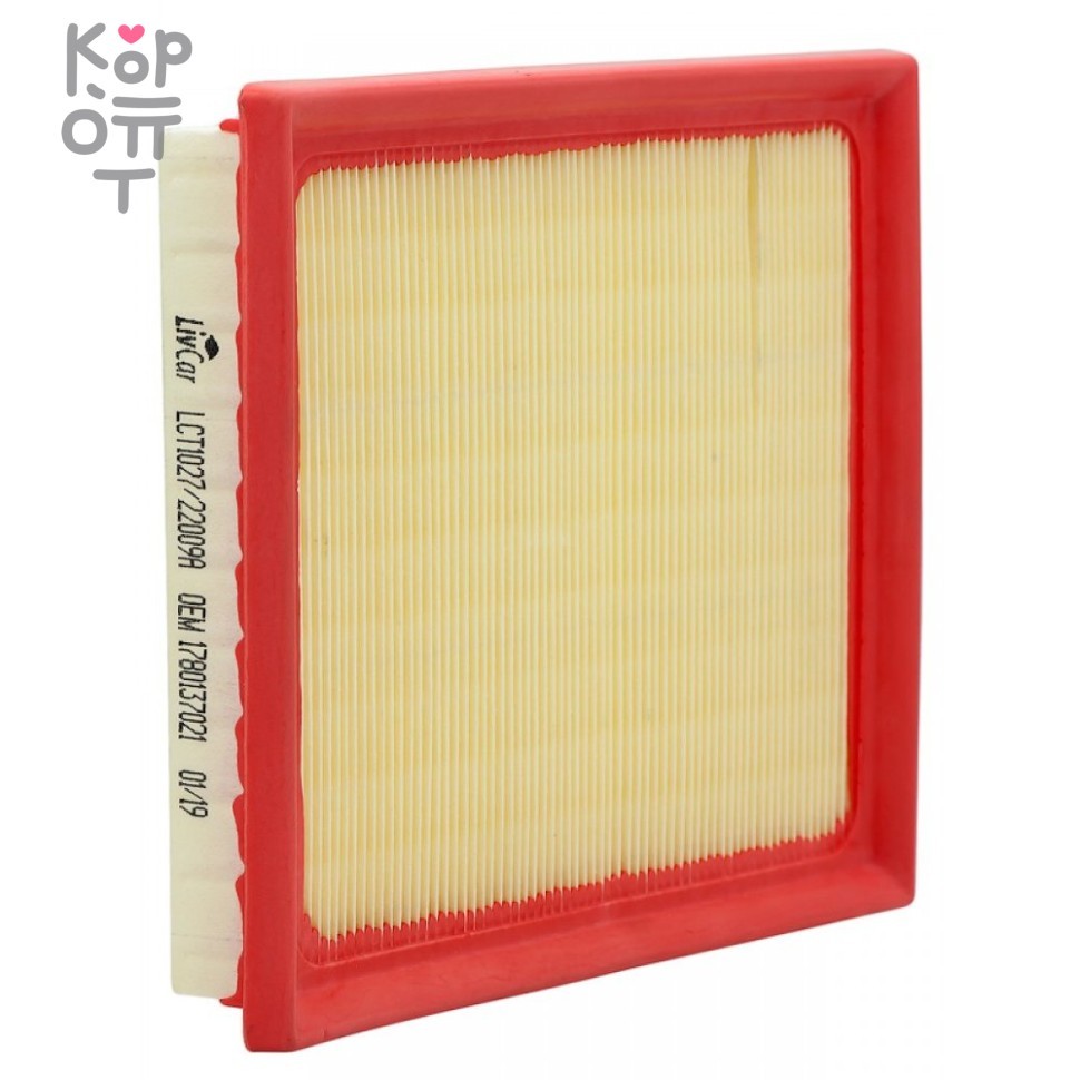 LIVCAR Air Filter LCT1027/22009A - Воздушный фильтр для TOYOTA , купить с доставкой на дом фото 1 &mdash; Корейские товары для всей семьи(КорОпт)