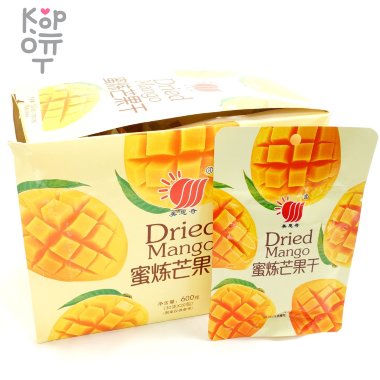 Dried Mango Медовый сгущеный сушеный Манго — Корейские товары для всей семьи(КорОпт)