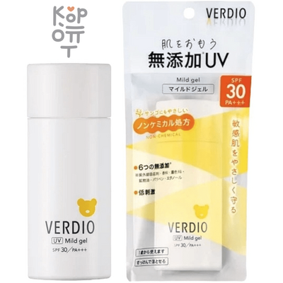 OMI BROTHER Verdio Uv Mild Gel - Мягкий водостойкий увлажняющий солнцезащитный гель для лица и тела SPF50+ PA++++ 80гр.