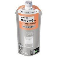 KAO Essential Flat Moist & Moist Treatment - Кондиционер для придания гладкости сухим и повреждённым кучерявым волосам "Максимальное увлажнение" 
