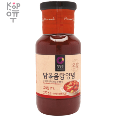 Daesang Spicy Braised Chicken Marinade - Острый маринад для курицы, пластиковая бутылка — Корейские товары для всей семьи(КорОпт)