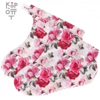 Koelf Rose Petal Satin Leg Mask  - Маски-носочки для ног с экстрактом розы 16гр.