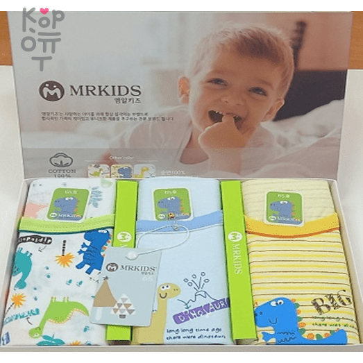 Майка для мальчиков MrKids, упаковка 3шт., Ю.Корея   , купить с доставкой на дом фото 1 — Корейские товары для всей семьи(КорОпт)