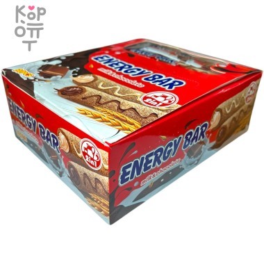 Chunfu Crisp Energy Bar - Хрустящий энергетический батончик с кремовой начинкой и вкусами молока и шоколада — Корейские товары для всей семьи(КорОпт)