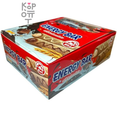 Chunfu Crisp Energy Bar - Хрустящий энергетический батончик с кремовой начинкой и вкусами молока и шоколада